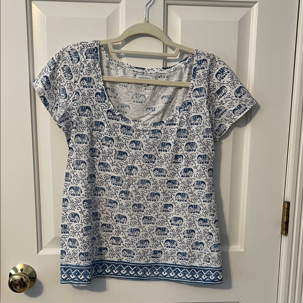 Pomegranate Block Print T-Shirt